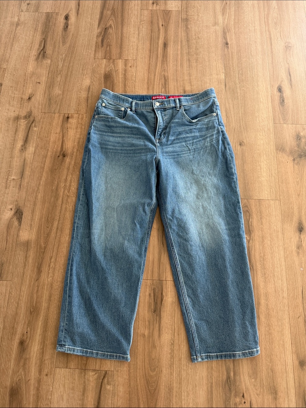 Spanx Barrel Leg Denim Jeans - Women's